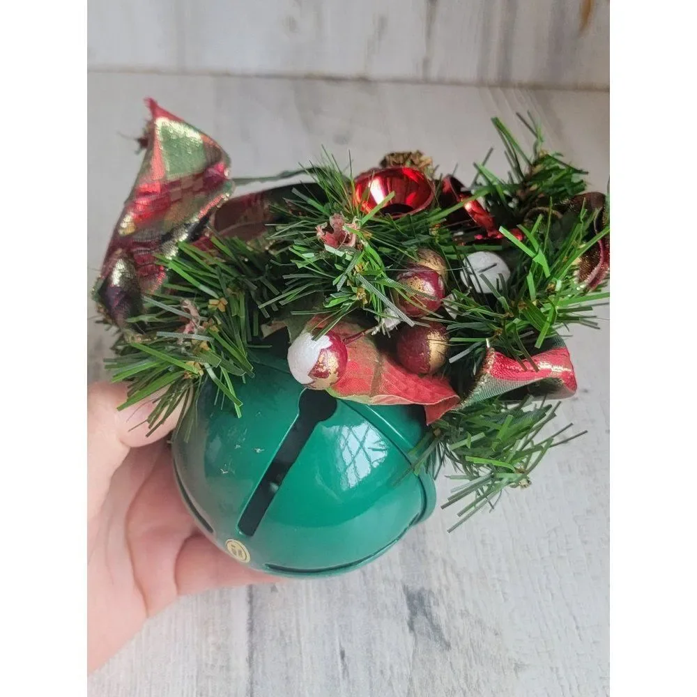 Green bell door knocker‎ hanging Xmas decor